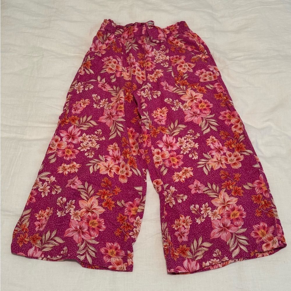 LOFT 🩵 Fluid Pull On Wide Leg Ankle Pants